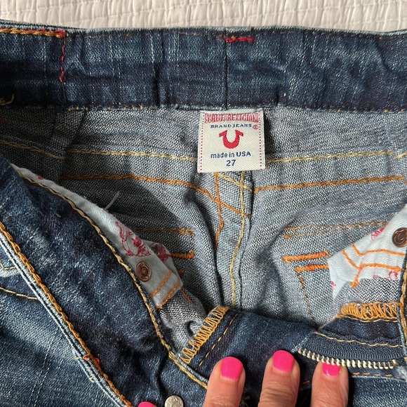 True Religion Julie skinny stretchy jeans. Size 27. Worn lightly. - Picture 3 of 5